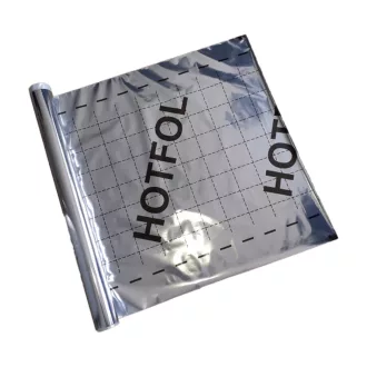   HOTFOL négyzetrácsos, hőtükrös padlófűtés-alátétfólia - 100 cm széles 50 m2/csomag 92-NHPA50