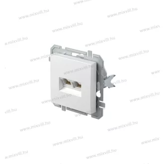   LOGIQ dupla adatátviteli aljzat CAT6S KS 2x RJ45 fehér 17000 KQ41PWXO