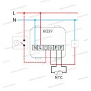 LOGIQ termosztát padlófűtéshez 16A 230V fehér 38515 EQ37PWXO