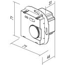 LOGIQ termosztát padlófűtéshez 16A 230V fehér 38516 EQ37TIXO