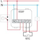 LOGIQ termosztát padlófűtéshez 16A 230V fehér 38516 EQ37TIXO