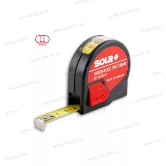   SOLA mérőszalag Video-Flex 3mx13mm VF-3 zsebmérőszalag 50012901 VIDEO-FLEX VF 3 M