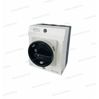  OMU system MX-332P 3 pólusú 32A IP65 Tokozott kapcsoló ki-be 400V lakatolható