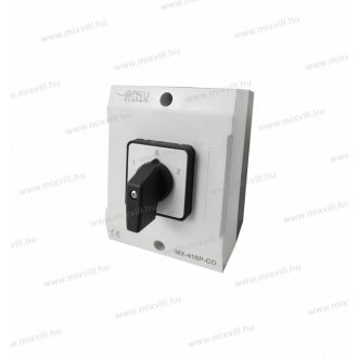   OMU system MX-416P-CO 4 pólusú tokozott ipari kézi átkapcsoló 1-0-2 4x16A IP65