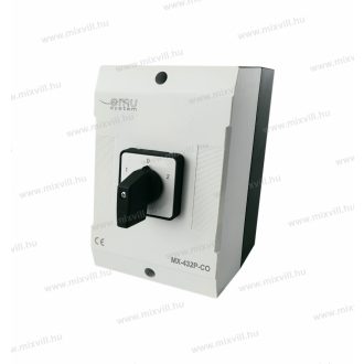   OMU system MX-432P-CO 4 pólusú tokozott ipari átkapcsoló 1-0-2 4x32A IP65