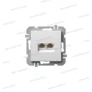LOGIQ dupla adatátviteli aljzat CAT5e KS 2x RJ45 fehér 17059 KQ39PWXO