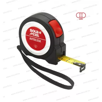   SOLA mérőszalag Autolock 3m gumírozott 3m x16mm 09AUTOL3 697512SM SM autolock