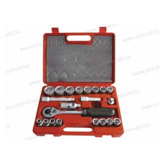   Dugókulcs készlet 1/2" 21 db-os Extol Premium 6523 10-32mm kofferben CV