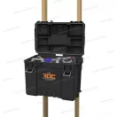Keter ROC Pro GEAR 2.0 XL szerszámosláda fekete 57,5l 565x375x413mm 256980 falra akasztható