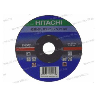 Hikoki vágótárcsa 125/2,5 752512 25db/csomag