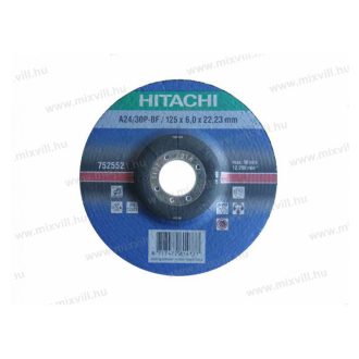 Hitachi csiszolótárcsa fém 125mm /6 752552