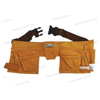 Extol 416 Szerszámtartó bőr sok zsebes