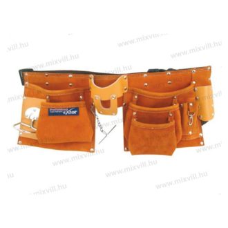 Extol 420 Szerszámtartó sok zsebes műanyag csattal