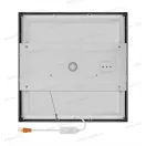 Emos ZM6353 LED mennyezeti lámpa 28,5W 2700lm NEXXO, négyzet, fekete, CCT IP40/20 3 év garancia