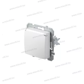   LOGIQ 2+F fehér fedeles csapfedeles dugalj, konnektor 16A 250V AC fehér 17015 VQ11PPXO