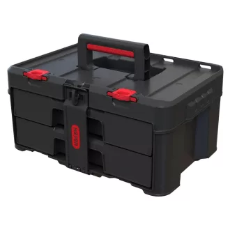   Keter Stack'N'Roll 253384 2 fiókos reteszelhető rendszerező szerszámosláda 481x332x233mm 17210832