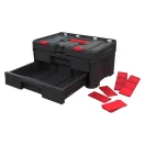 Keter Stack'N'Roll 253384 2 fiókos reteszelhető rendszerező szerszámosláda 481x332x233mm 17210832