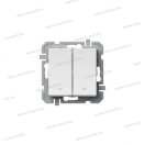 LOGIQ 106 kapcsoló váltó alternatív kapcsoló 10A 250V AC fehér 15008 SQ60PWXO