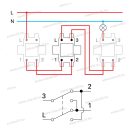 LOGIQ 107 kereszt kapcsoló 10A 250V AC antracit 15016 SQ70ATXO