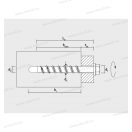 CELO Apolo Univerzális beton csavar 9ZG635M6BTSE BTSE 6x35 M6 külső menettel 150db/cs