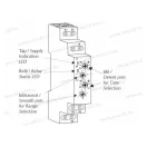 XBS ASU Aszimmetrikus időrelé 12-230V AC/DC
