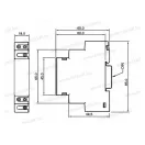 XBS ASU Aszimmetrikus időrelé 12-230V AC/DC