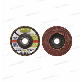   Extol 260012 lamellás csiszoló acél, Alu, műa. és fa munkadarabok csiszolására, 115×22mm: P120,