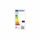 OMU lighting SWL53B kültéri mozgásérzékelős falikar 140° fekete állítható teljesítmény 1700lm 4000K