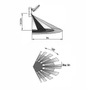 OMU lighting SWL94B kültéri mozgásérzékelős fali LED lámpa fekete 15W 1100lm 4000K