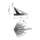 OMU lighting SWL72W kültéri mozgásérzékelős fali lámpa fehér 15W 1100lm 4000K természetes fény