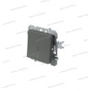 LOGIQ jelzőfényes N101 egypólusú süllyesztett lámpa nyomógomb 10A 250V AC antracit 15025 SQ11ATIN02X