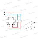 LOGIQ 105 kétáramkörös alternatív süllyesztett kapcsoló 10A 250V AC antracit 15013 SQ50ATXO