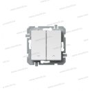 LOGIQ zsalukapcsoló redőnykapcsoló 10A 250V AC fehér 15032 SQ52PWXO