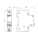 SIEMENS 5SL6116-7 Kismegszakító 6kA 1P 16A