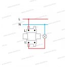 LOGIQ 101 kapcsoló 10A 250V AC titánium XO 15003 SQ10TIXO