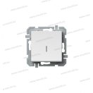 LOGIQ jelzőfényes 101 egypólusú kapcsoló 10A 250V AC fehér XO 15005 SQ10PWINXO