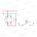 LOGIQ jelzőfényes N101 egypólusú süllyesztett csengő nyomógomb 10A 250V AC fehér 15020 SQ11PWIN01XO