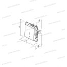 LOGIQ jelzőfényes N101 egypólusú süllyesztett csengő nyomógomb 10A 250V AC antracit 15022 SQ11ATIN01
