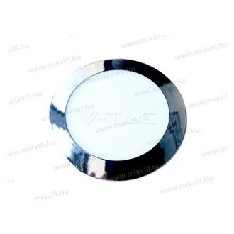 V-TAC SKU-6348 Led panel kerek Króm 18W IP20 6400K 1500lm