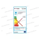 V-TAC SKU-62366 Led Panel 45W 5400lm 60x60cm semleges fehér 4500K driverrel 6db/ V-TAC