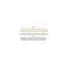 LD-HEL236-30 2x120cm Led-hez üres lámpatest IP65 ("A" energiaosztály)