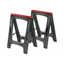 Keter kecskebak, fűrészbak szett 2 db fekete-piros terhelhetőség 340kg pár 220253 könnyű