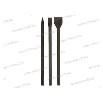   Hikoki 751589 vésőkészlet SDS-PLUS 3darabos (hegyes, lapos és széles)