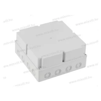   ELO-290M2 Műanyag doboz IP67 290x290x140mm perforált oldalfalú