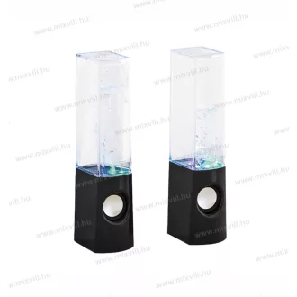   Rábalux 4540 Xander hangszóró dekorvilágítással fekete asztali lámpa