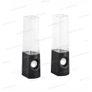 Rábalux 4540 Xander hangszóró dekorvilágítással fekete asztali lámpa