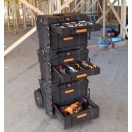 Keter 259671 ROC Pro GEAR 2.0 XL 3 fiókos szerszámosláda 57,5L 565x375x413mm