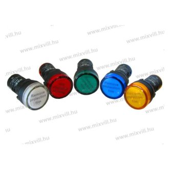   OMU system AD22 GREEN230 jelzőlámpa zöld 230V AC 22-es furatba