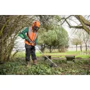 Hikoki CG36DC-W4Z BASIC-SZ 36 V akkus fűkasza hurok markolattal, 310 mm vágási teljesítménnyel és MultiVolt kompatibilitással