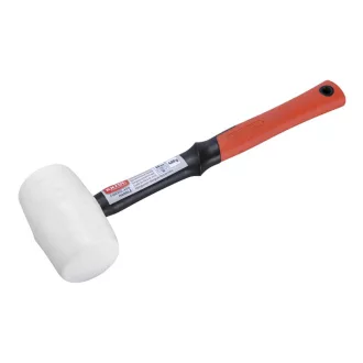   Extol 8811113 gumikalapács üvegszálas nyéllel, fehér gumi : 60 mm, 0,48 kg
